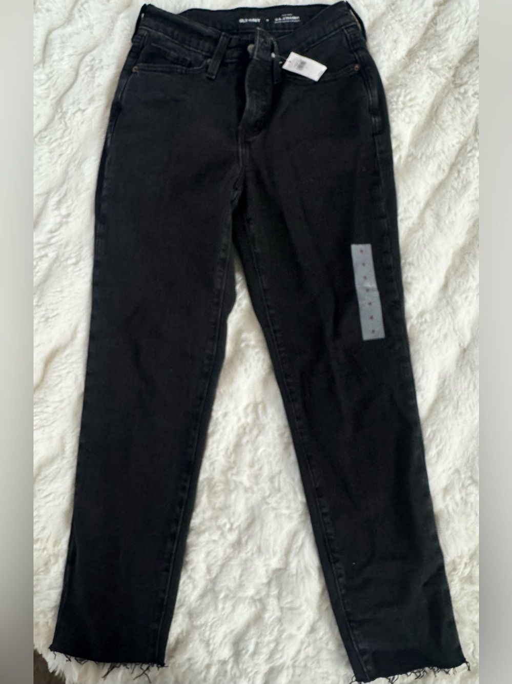 Old Navy Black Straight-Leg Jeans for Women